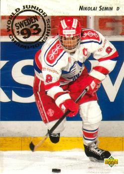 #610 Nikolai Semin - Russia - 1992-93 Upper Deck Hockey