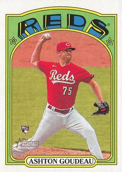 #610 Ashton Goudeau - Cincinnati Reds - 2021 Topps Heritage Baseball