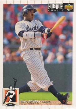 #610 Barry Bonds - San Francisco Giants - 1994 Collector's Choice Baseball