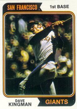 #610 Dave Kingman - San Francisco Giants - 1974 Topps Baseball