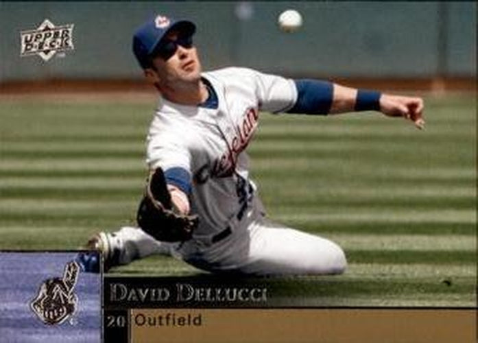 #610 David Dellucci - Cleveland Indians - 2009 Upper Deck Baseball