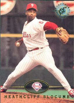 #610 Heathcliff Slocumb - Philadelphia Phillies - 1995 Stadium Club Baseball