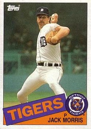 #610 Jack Morris - Detroit Tigers - 1985 Topps Baseball