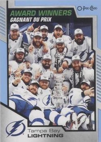 #610 Tampa Bay Lightning - Tampa Bay Lightning - 2020-21 O-Pee-Chee Update Blue Hockey