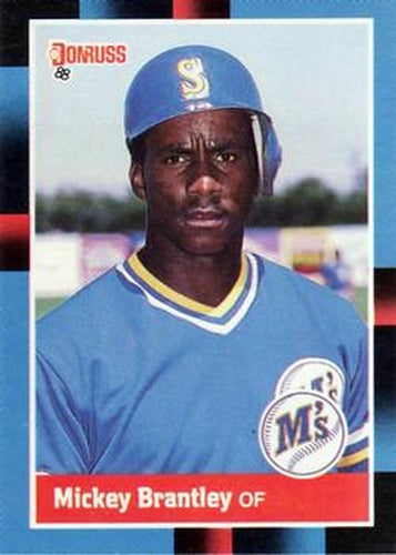 #610 Mickey Brantley - Seattle Mariners - 1988 Donruss Baseball