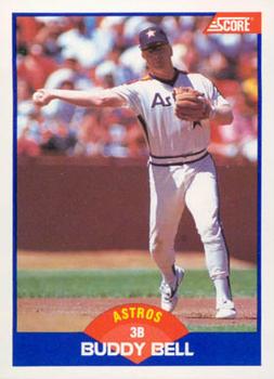 #610 Buddy Bell - Houston Astros - 1989 Score Baseball