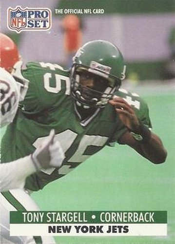 #610 Tony Stargell - New York Jets - 1991 Pro Set Football