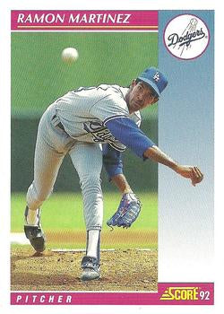 #610 Ramon Martinez - Los Angeles Dodgers - 1992 Score Baseball