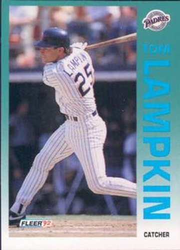 #610 Tom Lampkin - San Diego Padres - 1992 Fleer Baseball