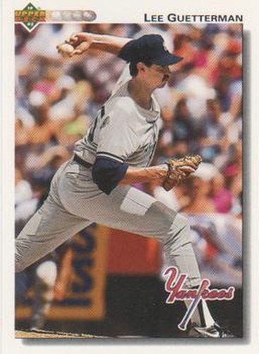 #610 Lee Guetterman - New York Yankees - 1992 Upper Deck Baseball