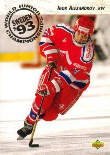 #611 Igor Alexandrov - Russia - 1992-93 Upper Deck Hockey