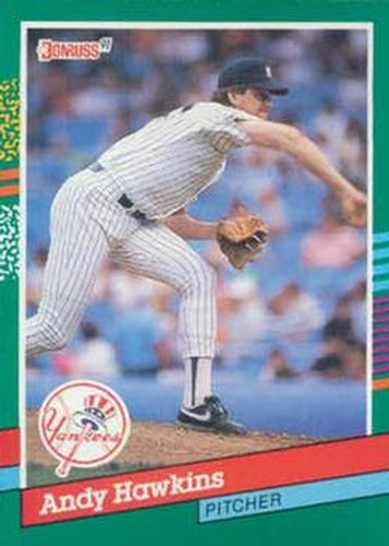 #611 Andy Hawkins - New York Yankees - 1991 Donruss Baseball