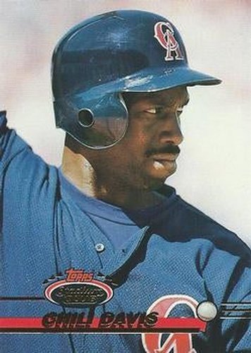 #611 Chili Davis - California Angels - 1993 Stadium Club Baseball