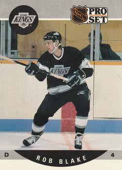#611 Rob Blake - Los Angeles Kings - 1990-91 Pro Set Hockey