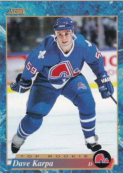 #611 Dave Karpa - Quebec Nordiques - 1993-94 Score Canadian Hockey