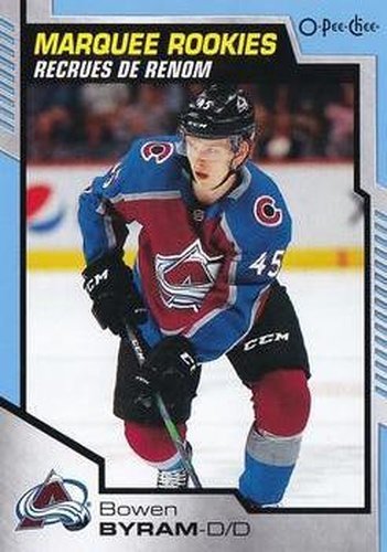 #611 Bowen Byram - Colorado Avalanche - 2020-21 O-Pee-Chee Update Blue Hockey