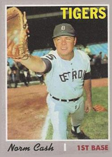 #611 Norm Cash - Detroit Tigers - 1970 Topps Baseball
