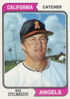 #611 Rick Stelmaszek - California Angels - 1974 Topps Baseball