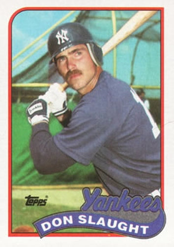 #611 Don Slaught - New York Yankees - 1989 Topps Baseball