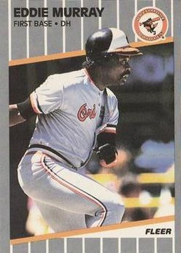 #611 Eddie Murray - Baltimore Orioles - 1989 Fleer Baseball