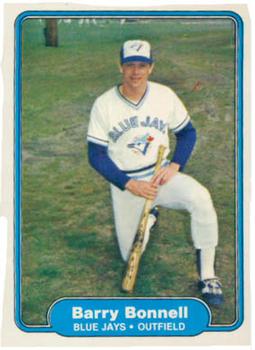 #611 Barry Bonnell - Toronto Blue Jays - 1982 Fleer Baseball