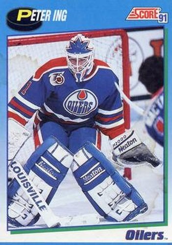 #612 Peter Ing - Edmonton Oilers - 1991-92 Score Canadian Hockey
