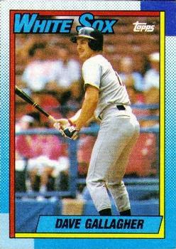 #612 Dave Gallagher - Chicago White Sox - 1990 Topps Baseball