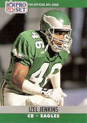 #612 Izel Jenkins - Philadelphia Eagles - 1990 Pro Set Football