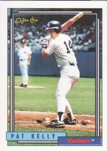 #612 Pat Kelly - New York Yankees - 1992 O-Pee-Chee Baseball