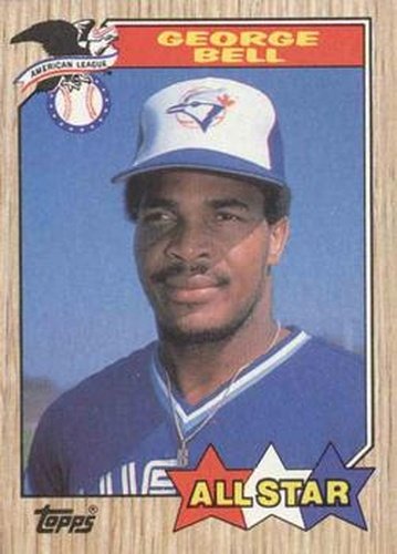 #612 George Bell - Toronto Blue Jays - 1987 Topps Baseball