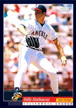 #612 Hilly Hathaway - California Angels -1994 Score Baseball