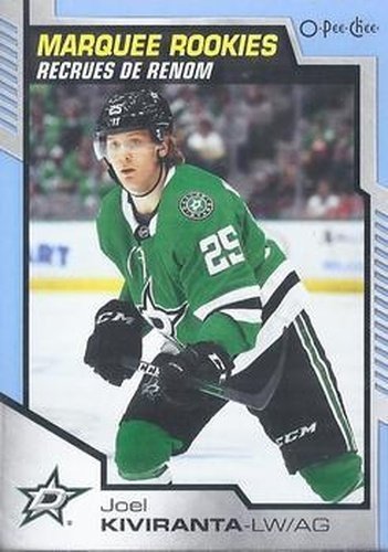 #612 Joel Kiviranta - Dallas Stars - 2020-21 O-Pee-Chee Update Blue Hockey