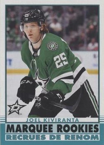 #612 Joel Kiviranta - Dallas Stars - 2020-21 O-Pee-Chee Update Retro Hockey