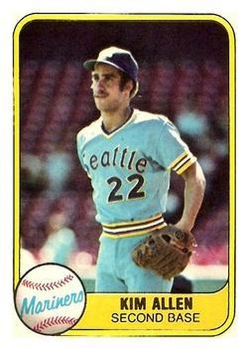 #612 Kim Allen - Seattle Mariners - 1981 Fleer Baseball