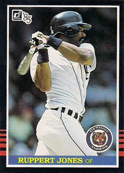 #612 Ruppert Jones - Detroit Tigers - 1985 Donruss Baseball