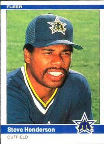 #612 Steve Henderson - Seattle Mariners - 1984 Fleer Baseball