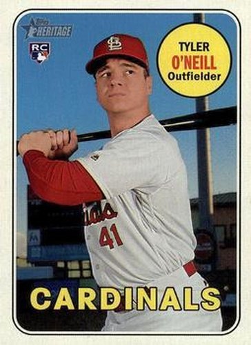 #612 Tyler O'Neill - St. Louis Cardinals - 2018 Topps Heritage Baseball