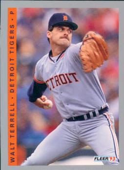#612 Walt Terrell - Detroit Tigers - 1993 Fleer Baseball
