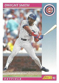 #612 Dwight Smith - Chicago Cubs - 1992 Score Baseball