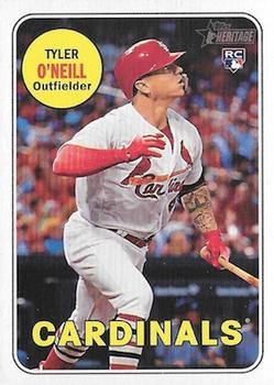 #612b Tyler O'Neill - St. Louis Cardinals - 2018 Topps Heritage Baseball
