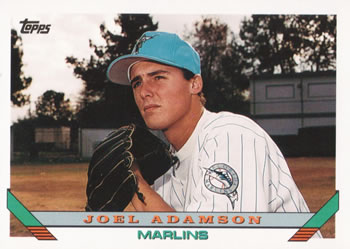 #613 Joel Adamson - Florida Marlins - 1993 Topps Baseball
