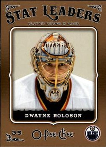 #613 Dwayne Roloson - Edmonton Oilers - 2006-07 O-Pee-Chee Hockey