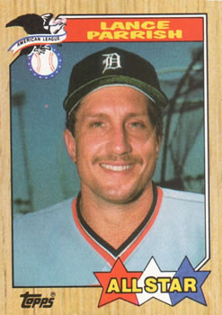 #613 Lance Parrish - Detroit Tigers - 1987 Topps Baseball