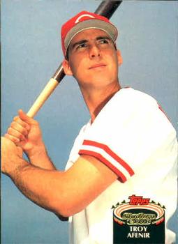 #613 Troy Afenir - Cincinnati Reds - 1992 Stadium Club Baseball