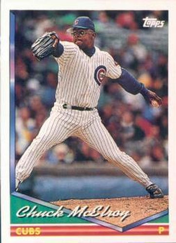 #613 Chuck McElroy - Chicago Cubs - 1994 Topps Baseball