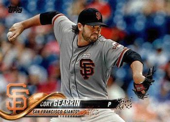 #613 Cory Gearrin - San Francisco Giants - 2018 Topps Baseball