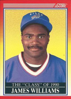 #613 James Williams - Buffalo Bills - 1990 Score Football