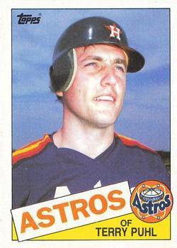 #613 Terry Puhl - Houston Astros - 1985 Topps Baseball