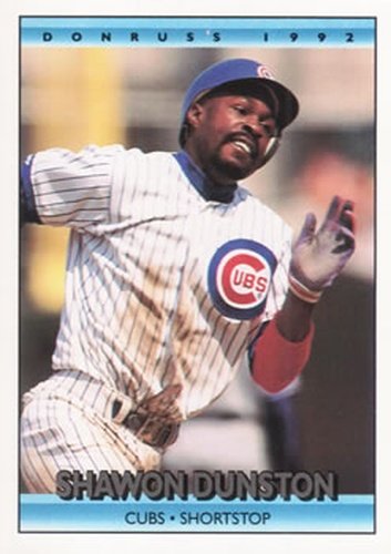 #613 Shawon Dunston - Chicago Cubs - 1992 Donruss Baseball
