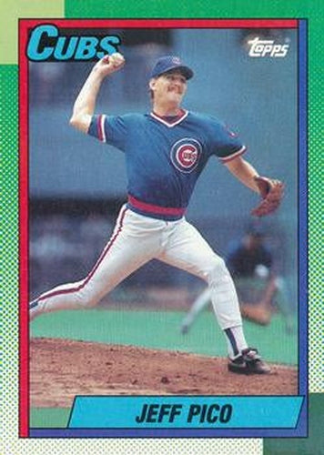 #613 Jeff Pico - Chicago Cubs - 1990 Topps Baseball